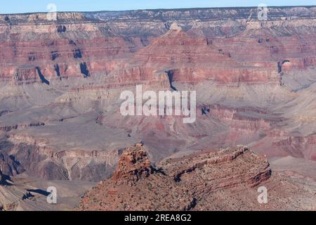 The Majestic Grand Canyon South Rim Stock Photo