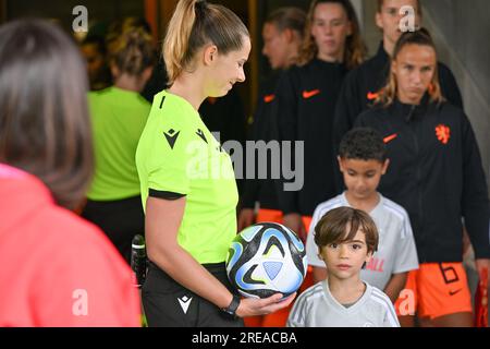 Tubize Belgium. 24th July 2023. referee Michele Schmolzer