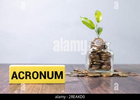 Picture with the acronum M and A for use in business work. Mergers and acquisitions Stock Photo