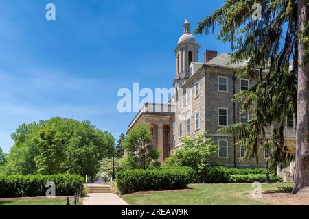 The Old Main building on the campus of Penn State University Stock Photo