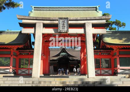 Sumiyoshi-taisha Shrine Stock Photo