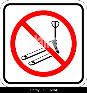 Prohibited Action Sign. Pallet Jack On White Background Stock Vector