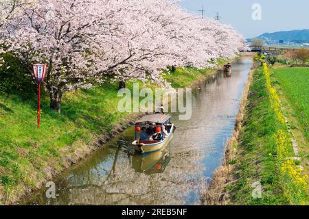 tour around a riverside area Stock Photo