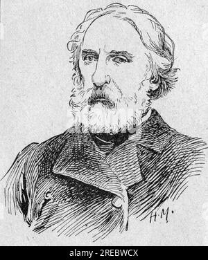 Turgenev, Ivan Sergeyevich, 9.11.1818 - 3.9.1883, Russian writer, 20th century, ADDITIONAL-RIGHTS-CLEARANCE-INFO-NOT-AVAILABLE Stock Photo