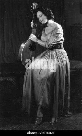Wedekind, Pamela, 12.12.1906 - 9.4.1986, German actress and singer, 1954, ADDITIONAL-RIGHTS-CLEARANCE-INFO-NOT-AVAILABLE Stock Photo