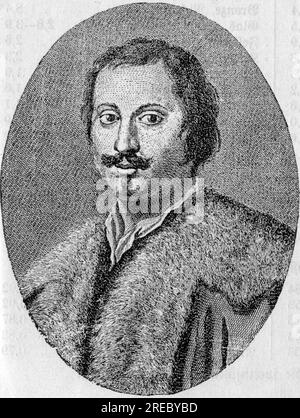 Torricelli, Evangelista, 15.10.1608 - 25.10.1647, Italian physicist, ARTIST'S COPYRIGHT HAS NOT TO BE CLEARED Stock Photo