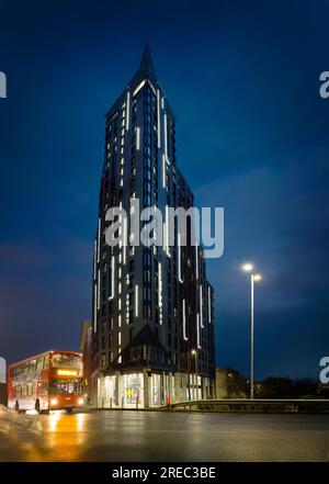 Beckley Point is the tallest building in the south-west of England as of 2023 standing at 78 metres (256 ft) tall. Stock Photo