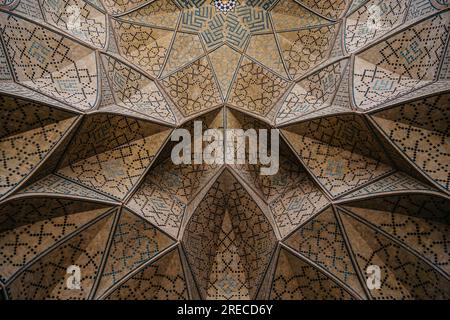 The origins of this mosque lie in the 8th century, but it burnt down and was rebuilt again in the 11th century during the Seljuk dynasty and went thro Stock Photo