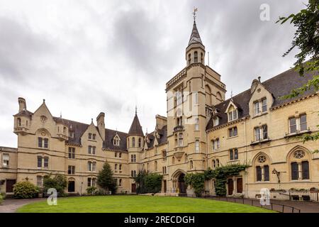 The Front Quadrangle at Balliol College in Oxford, Oxfordshire, England, UK Stock Photo