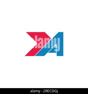 letter a alpha arrow logo vector Stock Vector
