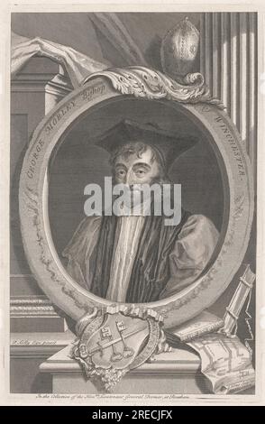George Morley George Morley Bishop of Winchester 1740 by George Vertue Stock Photo ...