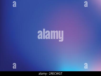 Abstract blurred background, purple and blue smooth gradient mesh Stock Vector