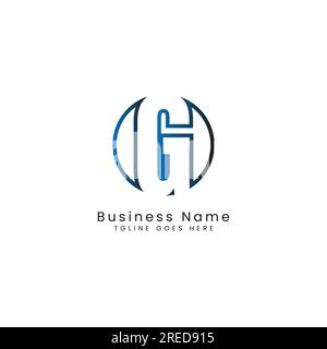 Letter G logo, Round shape symbol, Digital, Technology, Media, Cutout Design Stock Vector