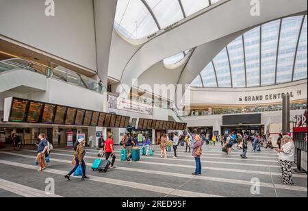 Underground concourse at Birmingham New Street Railway Station, West