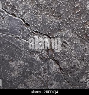weathered metal texture with cracks and scratches. damaged steel background Stock Photo