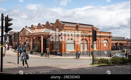 Birmingham Moor Street Railway Station building in Birmingham, West Midlands, UK on 23 July 2023 Stock Photo