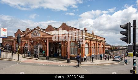 Birmingham Moor Street Railway Station building in Birmingham, West Midlands, UK on 23 July 2023 Stock Photo