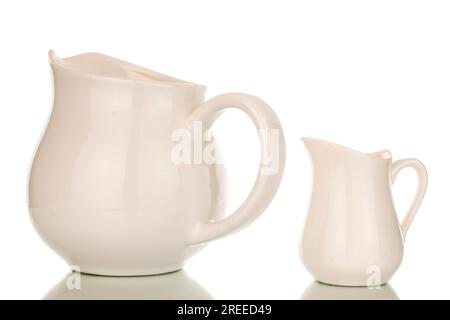 Mini porcelain milk jug - 2 cl