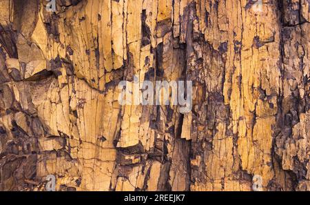 Colorful pattern in the rock. Natural background Stock Photo