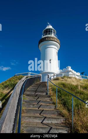 Cape Byron lighthouse, Byron Bay, Queensland, Australia Stock Photo