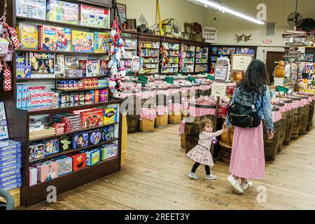 Asheville North Carolina,Mast General Store,inside interior indoors,store outfitters,business shop,merchant market marketplace,selling buying,shopping Stock Photo