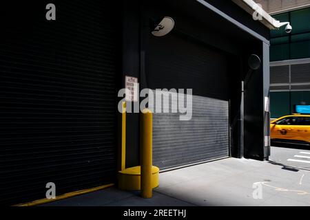 Loading dock in New York City Stock Photo