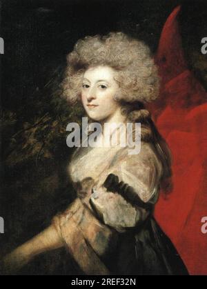 Maria Anne Fitzherbert (née Smythe) circa 1788 by Joshua Reynolds Stock Photo