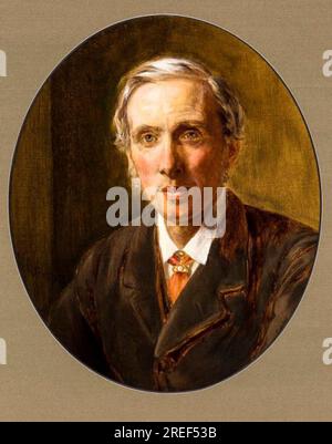 Richard Norman Shaw, RA 1886 by John Callcott Horsley Stock Photo