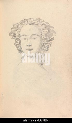 Album Drawing circa 1730 by Thomas Bardwell Stock Photo