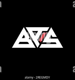 BAS triangle letter logo design with triangle shape. BAS triangle logo ...