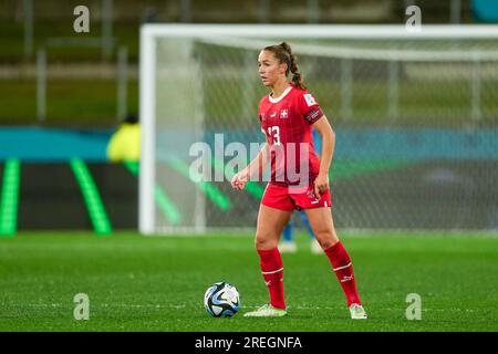 Hamilton, New Zealand. 25th July, 2023. Hamilton, New Zealand, July 25th 2023: during the FIFA Womens World Cup 2023 football match between Switzerland and Norway at Waikato Stadium in Hamilton, New Zealand. (Daniela Porcelli/SPP) Credit: SPP Sport Press Photo. /Alamy Live News Stock Photo