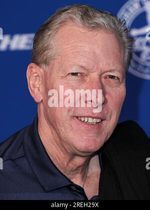 Los Angeles, United States. 27th July, 2023. ELYSIAN PARK, LOS ANGELES, CALIFORNIA, USA - JULY 27: American former baseball pitcher Orel Hershiser arrives at Kershaw's Challenge 10th Annual Ping Pong 4 Purpose 2023 Charity Event Celebrity Tournament held at Dodger Stadium on July 27, 2023 in Elysian Park, Los Angeles, California, United States. (Photo by Xavier Collin/Image Press Agency) Credit: Image Press Agency/Alamy Live News Stock Photo