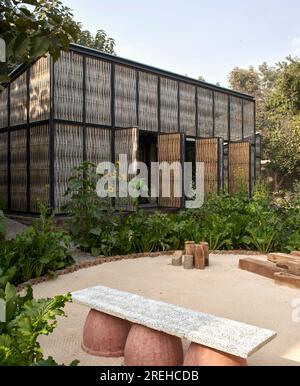 Studio Array Main structure. Farm8, New Delhi, India. Architect: Studio array , 2023 ...