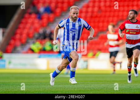 Doncaster, UK. 25th July, 2023. Sheffield Wednesday midfielder Barry Bannan during the Doncaster Rovers FC vs Sheffield Wednesday FC Pre-Season match at Eco-Power Stadium, Doncaster, United Kingdom on 25 July 2023 Credit: Every Second Media/Alamy Live News Stock Photo