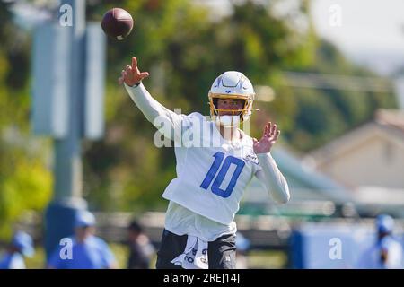 Los Angeles Chargers Quarterback Justin Herbert FUNKO Gold vinyl figure  revealed at the FUNKO Hollywood in Hollywood, CA on Friday, ?February 11,  2022. (Photo By Sthanlee B. Mirador/Sipa USA Stock Photo - Alamy