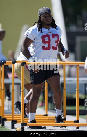 San Francisco 49ers' Javon Hargrave takes part in an NFL football practice  in Santa Clara, Calif., Tuesday, June 6, 2023. (AP Photo/Jeff Chiu Stock  Photo - Alamy