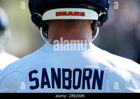 Bears' Sanborn expected to be 'full speed' for camp