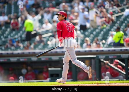 This is a painting that I made by hand on Photoshop of Shohei Ohtani of the  Los Angeles Angels of Anaheim Stock Photo - Alamy