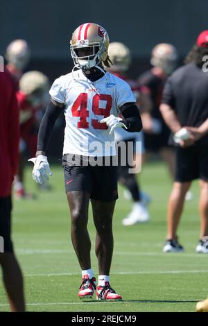 San Francisco 49ers' Clelin Ferrell takes part in an NFL football practice  in Santa Clara, Calif., Wednesday, May 31, 2023. (AP Photo/Jeff Chiu Stock  Photo - Alamy