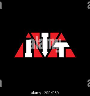 IIT triangle letter logo design with triangle shape. IIT triangle logo ...