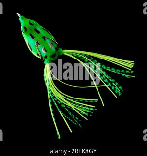 Silicone frog - top water bait for pike or large mouth bass