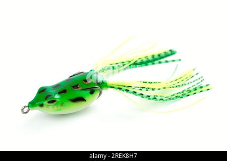 https://l450v.alamy.com/450v/2rek8h7/silicone-frog-top-water-bait-for-pike-or-large-mouth-bass-fishing-isolated-on-white-background-2rek8h7.jpg