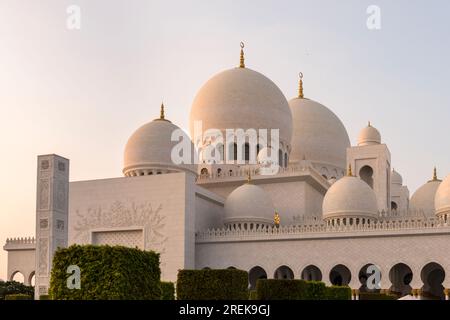 Sheikh Zayed Grand Mosque, Abu Dhabi Stock Photo