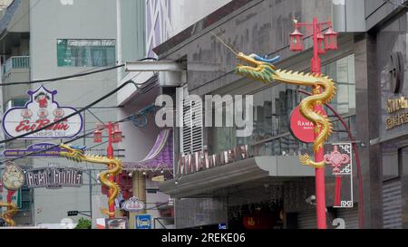 The oldest Chinatown in the world. Apart from its historical importance, Binondo is teeming with culinary delights. Binondo, Manila Philippines Stock Photo