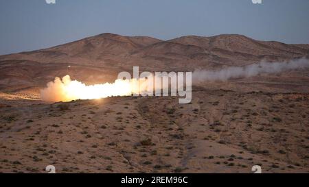 U.S. Army 45th Field Artillery Brigade provides artillery support with ...