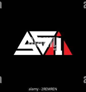 Ssi Monogram SSI triangle letter logo design with triangle shape. SSI triangle logo ...