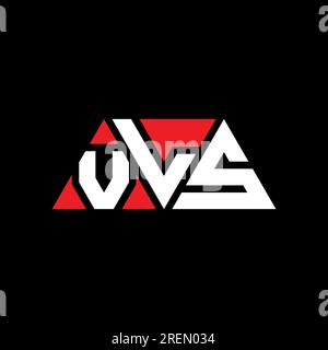 VLS triangle letter logo design with triangle shape. VLS triangle logo ...
