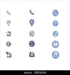 Icons Creator / Icon Mockup 15 icon Stock Vector