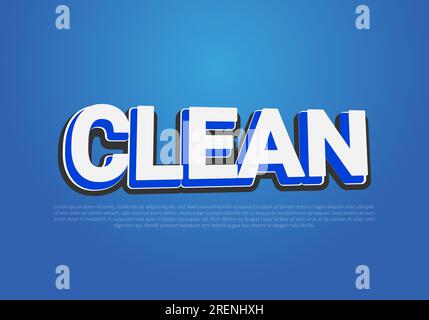 Crunchy text effect template with 3d bold style use for logo Pro Vector Stock Vector