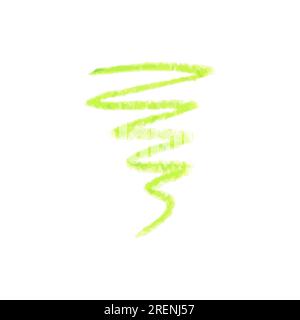 The texture of pencil and chalk in different shapes. set . Hand drawn. Green, yellow, blue, Vector illustration Stock Vector